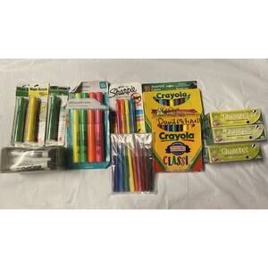 Crayola Sharpie Pens Gear Expo Marker Highlighter Dry-Eraser Bundle Set